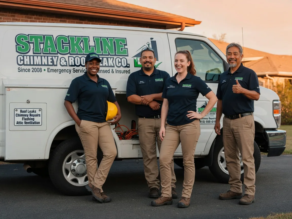 Chimney flashing repair company in Lindsay, TX